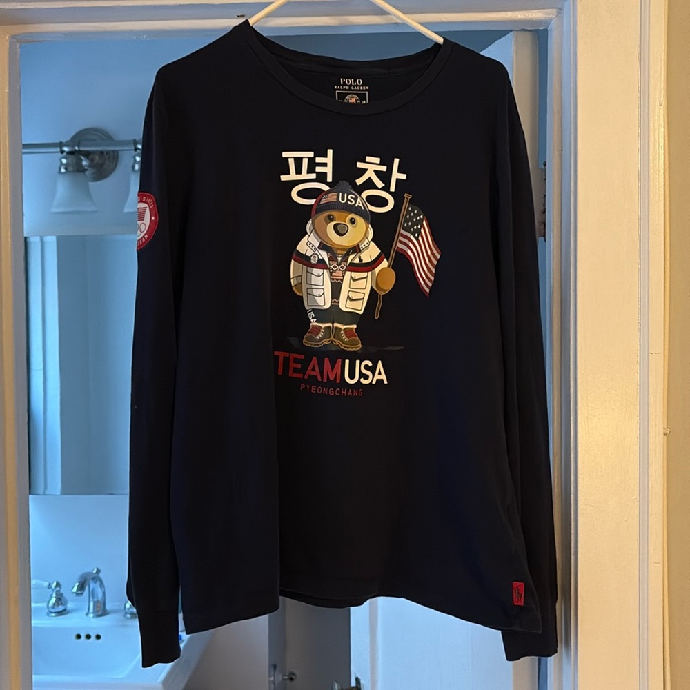 Team USA Pyeongchang 2018 Polo Ralph Lauren Longsleeve T-Shirt